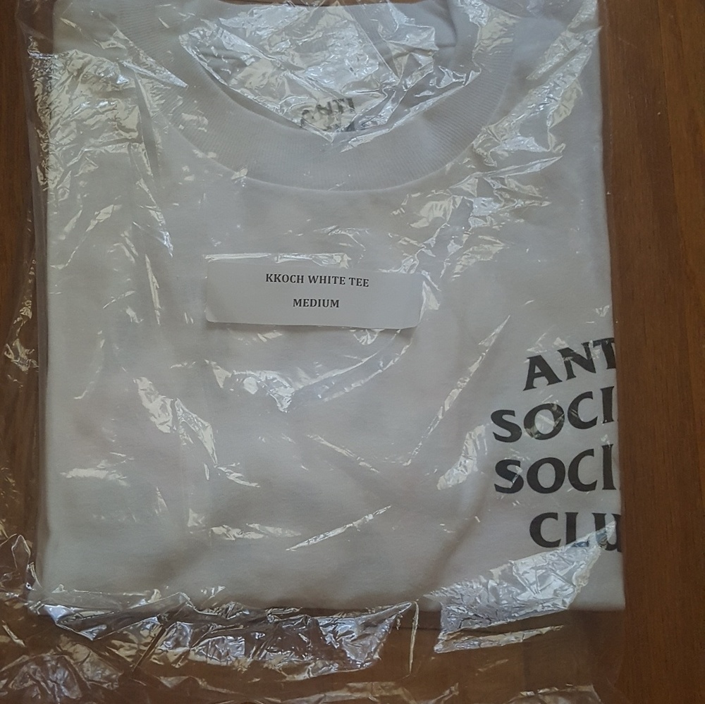 Antisocialsocialclub Kkoch White T Shirt (Medium)